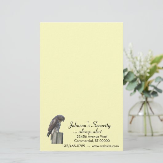 Papier - valk (Staand voorkant)