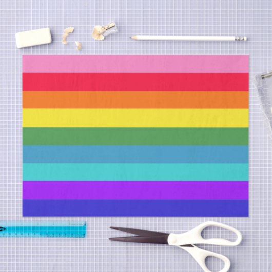 Papier van Big Rainbow Stripes (Craft)