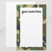 Papier van Camo Stationery (Voorkant / Achterkant)