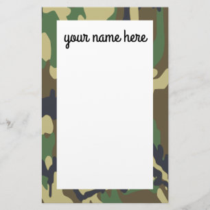 Papier van Camo Stationery