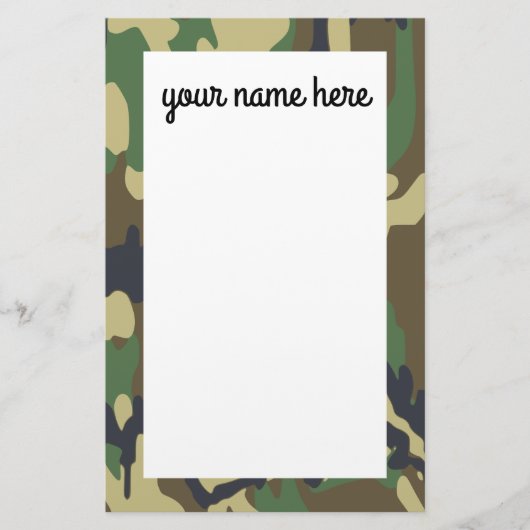 Papier van Camo Stationery (Voorkant)