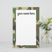 Papier van Camo Stationery (Staand voorkant)