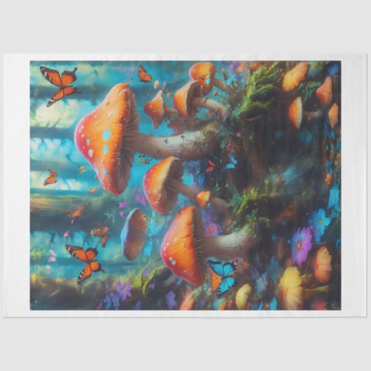 Papier van champignonweefsel (Voorkant)