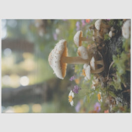 Papier van champignonweefsel