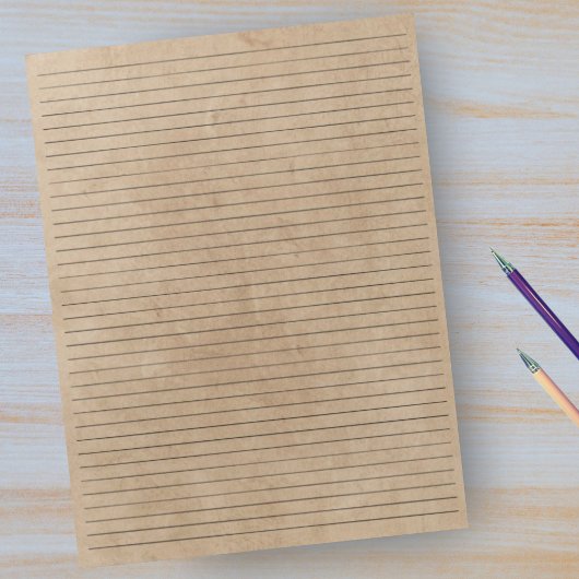 Papier van de Academie - achtergrond Tan Notitieblok