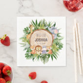 Papier van de dierentuin op maat servet (Insitu)