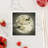 Papier van de haute van het gehakte Moon Halloween Servet (Insitu)