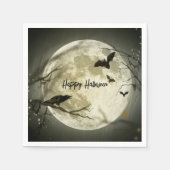 Papier van de haute van het gehakte Moon Halloween Servet (Voorkant)