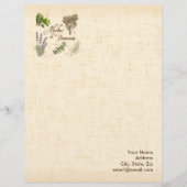 Papier van de papierfabriek Herbes de Provence Persoonlijk Briefhoofd (Voorkant)