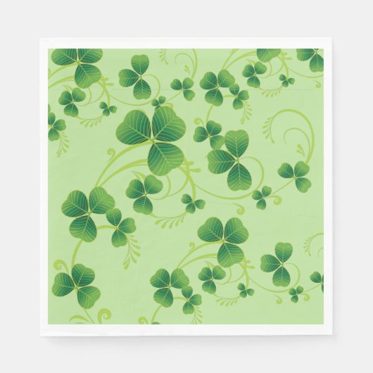 Papier van de papiermakerij Napkins-Saint Patrick' Servet (Voorkant)