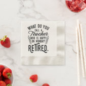 Papier van de Partij voor Pensionering in ruste, h Servet (Insitu)