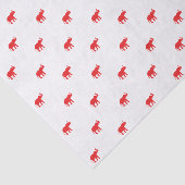 Papier van de rode en witte olifant (Detail)