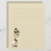 Papier van de soort gebruikt bij de boomstructuur  (Voorkant / Achterkant)