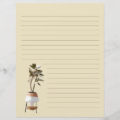 Papier van de soort gebruikt bij de boomstructuur  (Voorkant)