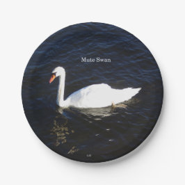 Papier van de Stomme Swan bord