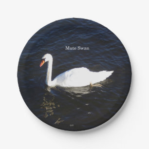 Papier van de Stomme Swan bord