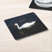 Papier van de Stomme Swan onderzetter (Schuin)