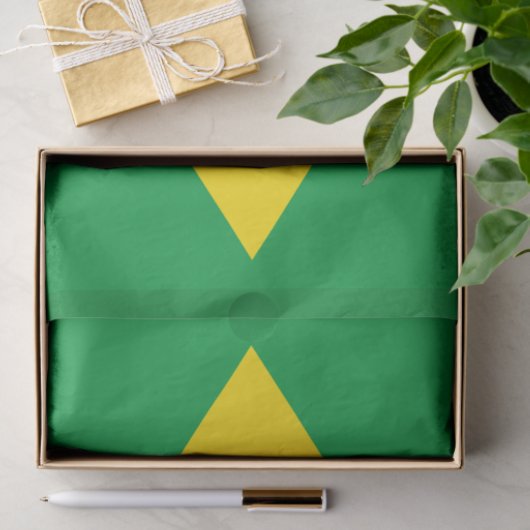 Papier van de vlag van Brazilië (Geschenk)