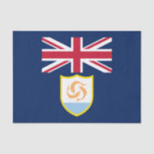Papier van de vlag van Patriottic Anguilla (Voorkant)
