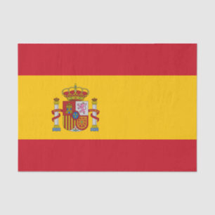 Papier van de vlag van Spanje/mode-decor