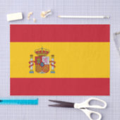 Papier van de vlag van Spanje/mode-decor (Craft)