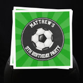 Papier van de voetbalpartij Napkins Servetten
