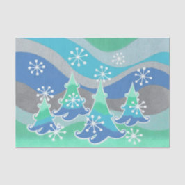 Papier van de winterbomen