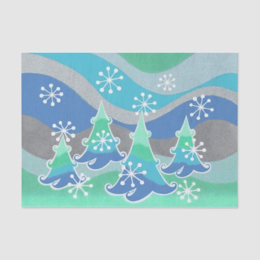 Papier van de winterbomen (Voorkant)