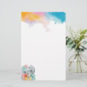 Papier van flessenpapierwaren (Staand voorkant)