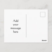 papier van Floral-Medallion Briefkaart (Achterkant)