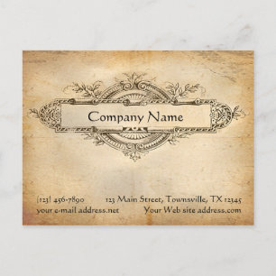 papier van Floral-Medallion Briefkaart