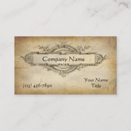  papier van Floral-Medallion Visitekaartje