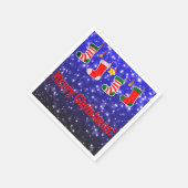 Papier van het pretfeest servet (Hoek)