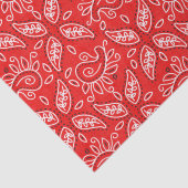 Papier van het rode land Paisley-patroon (Detail)