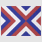 Papier van het rode, witte en blauwe vinnen (Voorkant)