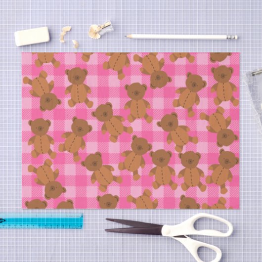 Papier van het roze Teddy Bear (Craft)