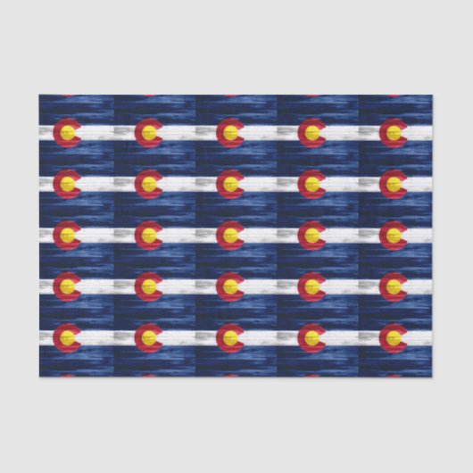 Papier van hout van de vlag van kleurstof (Voorkant)