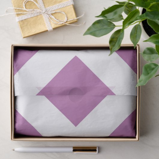 Papier van lavendel en roze Chevrons (Geschenk)