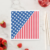 Papier van luiers en patriottische strips servet (Insitu)