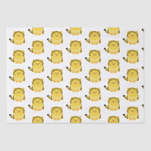 Papier van luipaard, van de soort Cute kawaii (Voorkant)