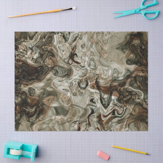 papier van marmerweefsel van aardetinten (Craft)