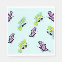 Papier van Napkin Butterflies