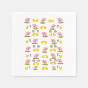 Papier van Napkin Ducks Servet