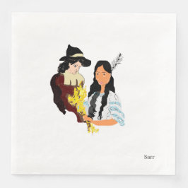 Papier van Napkin: Thanksgiving voor feestdagen Servet