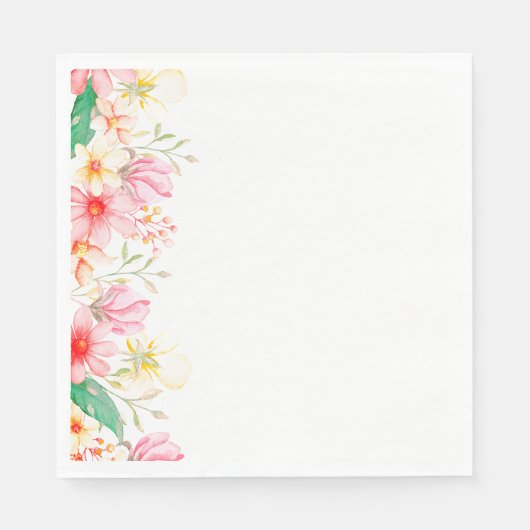 Papier van Napkins-Floral Servet (Voorkant)