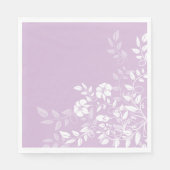 Papier van Napkins-Lavender Floral Servet (Voorkant)