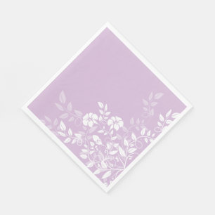 Papier van Napkins-Lavender Floral Servet