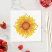 Papier van Napkins-Sunflower Servet (Insitu)