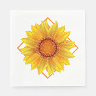 Papier van Napkins-Sunflower Servet