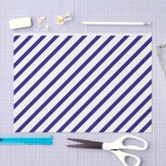 Papier van Navy Blue Stripe (Craft)